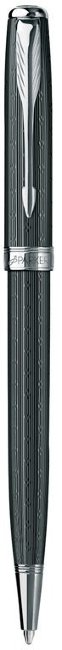 Шариковая ручка Parker Sonnet Chiselled K550, Carbon CT   Шариковая ручка Parker Sonnet Chiselled K550, Carbon CT