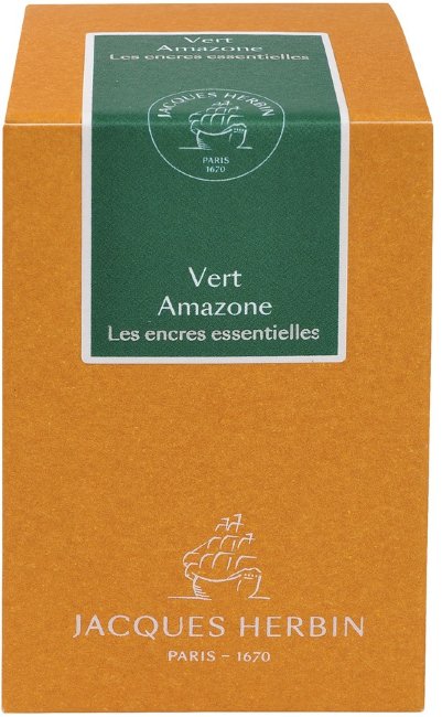 Чернила в банке Herbin Prestige, 50 мл, Vert amazone Зеленый Чернила в банке Herbin Prestige, 50 мл, Vert amazone Зеленый