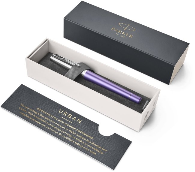 Перьевая ручка Parker Urban Premium F311, Violet CT Перьевая ручка Parker Urban Premium F311, Violet CT