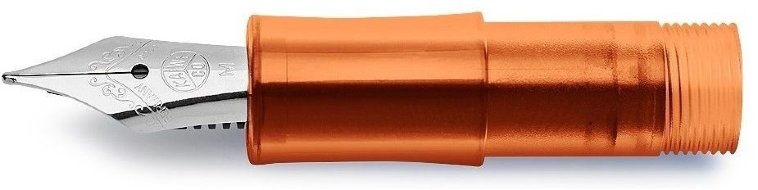 Перо ICE M 0.9мм стальное оранжевый прозрачный корпус