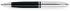 Шариковая ручка Cross Calais, Chrome/Black Lacquer