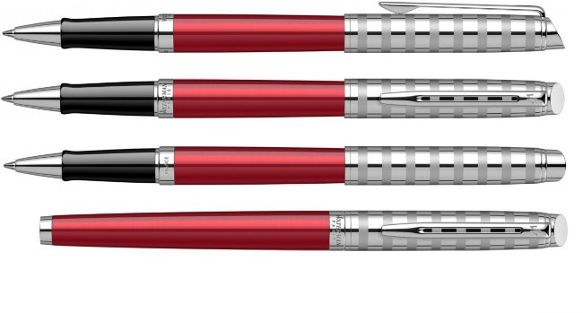 Ручка-роллер Waterman Hemisphere Deluxe Marine Red F Ручка-роллер Waterman Hemisphere Deluxe Marine Red F