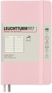 Записная книжка Leuchtturm Pocket A6 (в линейку), 123 стр., мягкая обложка, розовая
