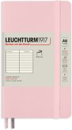 Записная книжка Leuchtturm Pocket A6 (в линейку), 123 стр., мягкая обложка, розовая