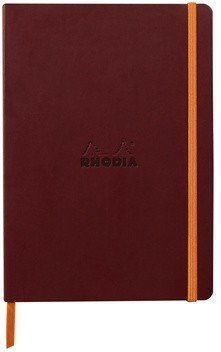 Записная книжка Rhodiarama в мягкой обложке, A5, точка, 90 г, Burgundi бордовый Записная книжка Rhodiarama в мягкой обложке, A5, точка, 90 г, Burgundi бордовый