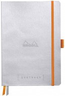 Записная книжка Rhodiarama Goalbook в мягкой обложке, A5, точка, 90 г, Silver Серебристый