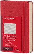 Ежедневник Moleskine CLASSIC DAILY POCKET, A6, красный