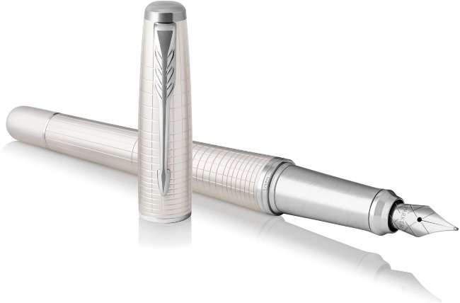 Перьевая ручка Parker Urban Premium F312 Pearl Metal CT