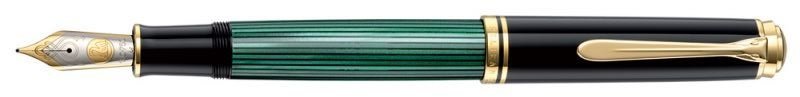 Перьевая ручка Pelikan Souveraen M 1000, Black-Green GT