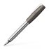 Перьевая ручка Graf von Faber-Castell Loom F, серый-металлик