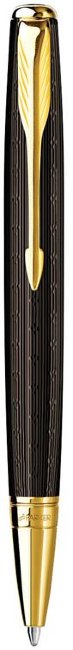 Шариковая ручка Parker Sonnet Chiselled Mono K350, Chocolate GT Шариковая ручка Parker Sonnet Chiselled Mono K350, Chocolate GT