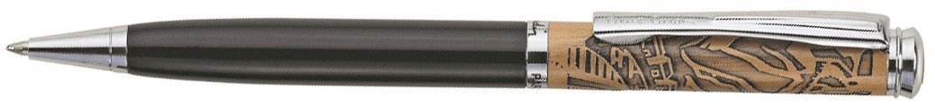 Шариковая ручка Pierre Cardin Gamme черный/медный, гравировка, хром