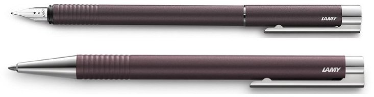 Комплект: Чехол, перьевая и шариковая ручка Lamy logo, сиреневый