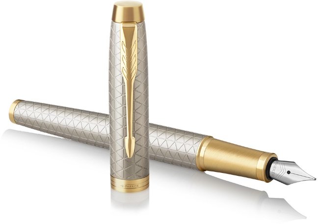 Перьевая ручка Parker IM Premium F323, Grey GT Перьевая ручка Parker IM Premium F323, Grey GT