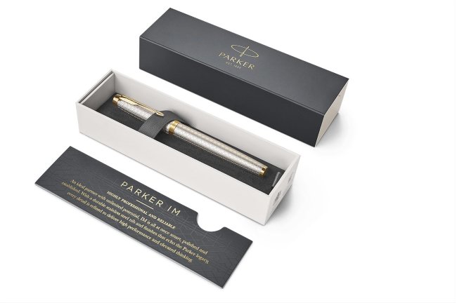 Перьевая ручка Parker IM Premium F323, Grey GT Перьевая ручка Parker IM Premium F323, Grey GT