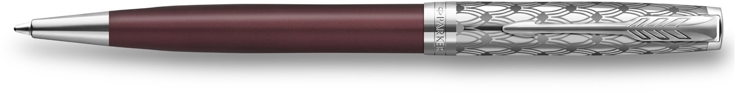 Ручка шариковая Parker Sonnet Premium K537 Metal Red CT M черные чернила 