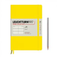 Записная книжка Leuchtturm А5 (в линейку), 123 стр., мягкая обложка, лимонная