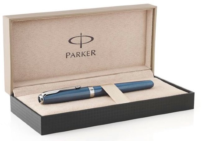 Перьевая ручка Parker Sonnet F533, Secret Blue Shell Перьевая ручка Parker Sonnet F533, Secret Blue Shell