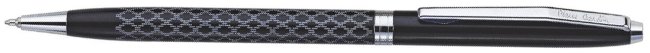Шариковая ручка Pierre Cardin Gamme черный, печатный рисунок на корпусе