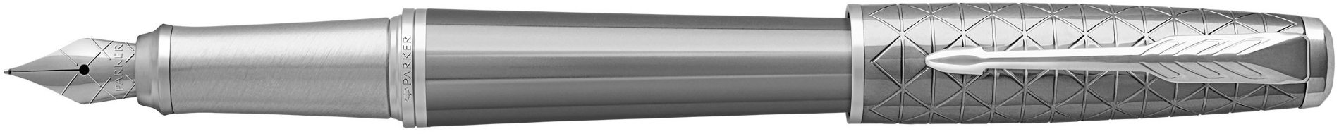 Перьевая ручка Parker Urban Premium F313, Silvered Powder CT
