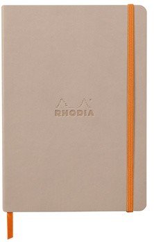 Записная книжка Rhodiarama в мягкой обложке, A5, точка, 90 г, Rose smoke пыльная роза Записная книжка Rhodiarama в мягкой обложке, A5, точка, 90 г, Rose smoke пыльная роза