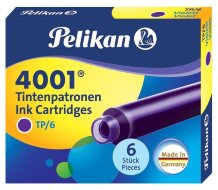 Картриджи с чернилами Pelikan INK 4001 TP/6 Violet, фиолетовый, 6 шт