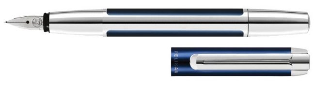 Перьевая ручка Pelikan Elegance Pura P40, Silver-Blue CT