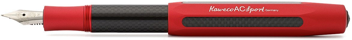 Ручка перьевая AC Sport EF 0.5мм красный корпус с черными вставками