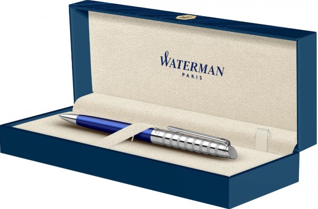Ручка шариковая Waterman Hemisphere Deluxe Marine Blue M Ручка шариковая Waterman Hemisphere Deluxe Marine Blue M