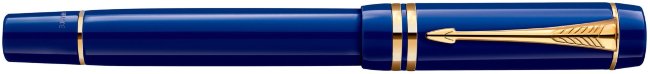 Перьевая ручка Parker Duofold Historical Colors Centennial F77, Lapis Lasuli GT Перьевая ручка Parker Duofold Historical Colors Centennial F77, Lapis Lasuli GT