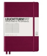 Записная книжка Leuchtturm A5 (в линейку), 251 стр., твердая обложка, винная