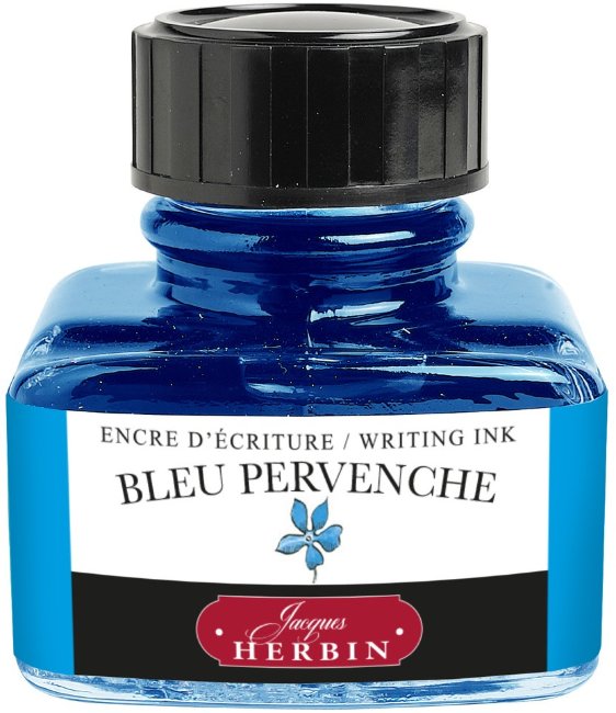 Чернила в банке Herbin, 30 мл, Bleu pervenche Голубой Чернила в банке Herbin, 30 мл, Bleu pervenche Голубой