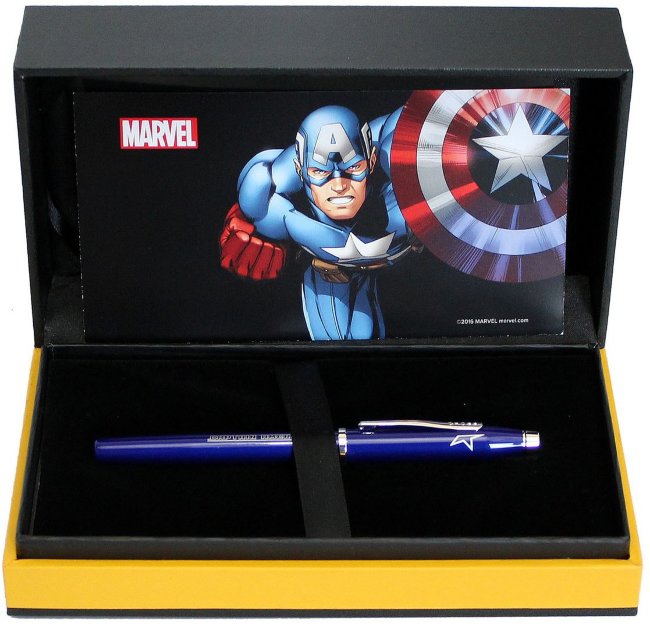 Ручка-роллер Cross Marvel Century II Captain America Ручка-роллер Cross Marvel Century II Captain America