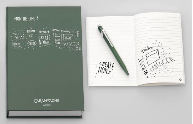 Шариковая ручка Caran d`Ache 849 Christmass 2016 Olive Black Шариковая ручка Caran d`Ache 849 Christmass 2016 Olive Black