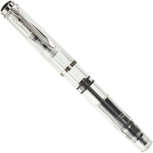 Ручка перьевая Pelikan Elegance Classic M 205 SE Demonstrator прозрачный, перо F,  подарочная коробка