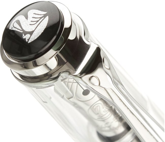 Ручка перьевая Pelikan Elegance Classic M 205 SE Demonstrator прозрачный, перо F,  подарочная коробка