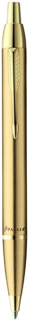 Шариковая ручка Parker IM Metal K223, Brushed Metal Gold GT