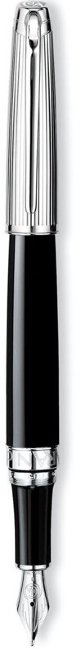 Перьевая ручка Caran d’Ache Leman Bicolor Black Silver Rhodium