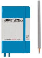 Записная книжка Leuchtturm A6 (в точку), 187 стр., твердая обложка, лазурная