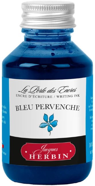Чернила в банке Herbin, 100 мл, Bleu pervenche Голубой Чернила в банке Herbin, 100 мл, Bleu pervenche Голубой