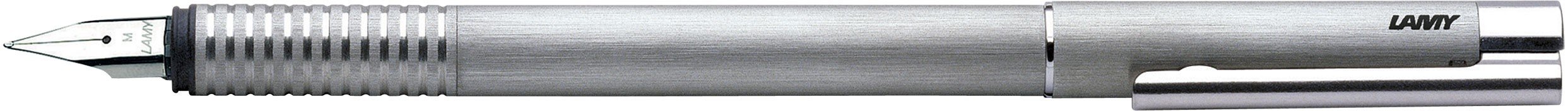 Перьевая ручка Lamy logo, матовая сталь