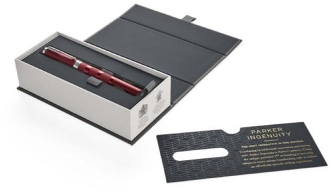Ручка 5й пишущий узел Parker Ingenuity Deluxe L F504, Deep Red PVD Ручка 5й пишущий узел Parker Ingenuity Deluxe L F504, Deep Red PVD