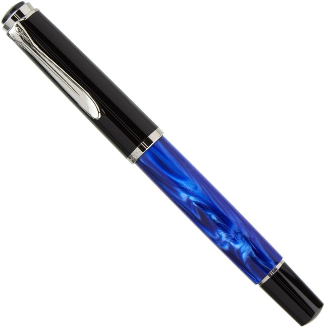 Ручка перьевая Pelikan Elegance Classic M205 Blue-Marbled , подарочная коробка Ручка перьевая Pelikan Elegance Classic M205 Blue-Marbled , подарочная коробка