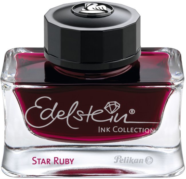 Флакон с чернилами  для ручек перьевых Pelikan INK 4001 Star Ruby, 50 мл Флакон с чернилами  для ручек перьевых Pelikan INK 4001 Star Ruby, 50 мл