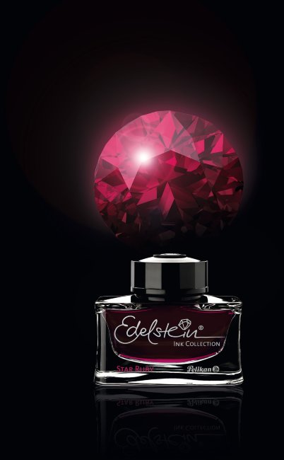 Флакон с чернилами  для ручек перьевых Pelikan INK 4001 Star Ruby, 50 мл Флакон с чернилами  для ручек перьевых Pelikan INK 4001 Star Ruby, 50 мл