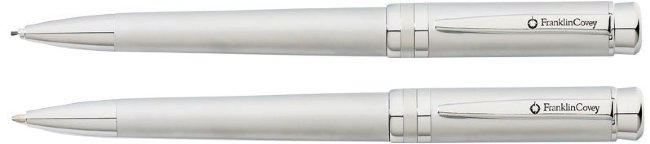 Набор Franklin Covey Freemont: шариковая ручка, карандаш 0.9мм, Satin Chrome, упаковка b2b Набор Franklin Covey Freemont: шариковая ручка, карандаш 0.9мм, Satin Chrome, упаковка b2b