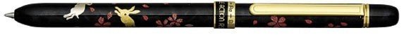 Ручка многофункциональная Platinum Double Action R3, роспись Маки-э «Заяц» Ручка многофункциональная Platinum Double Action R3, роспись Маки-э «Заяц»
