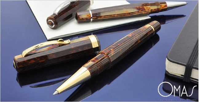 Ручка роллер Omas Milord Arco Dorata Ручка роллер Omas Milord Arco Dorata