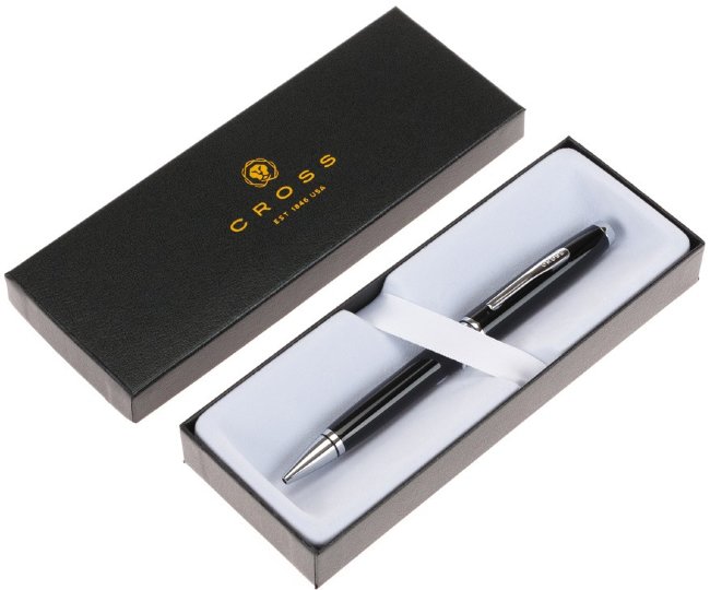 Шариковая ручка Cross Coventry Black Lacquer Шариковая ручка Cross Coventry Black Lacquer
