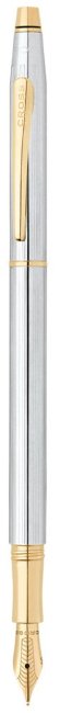 Перьевая ручка Cross Classic Century Medalist, Chrome/23Ct Gold Plated